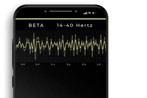 Delta Wellen Musik Frequenzen in einem EEG zu sehen